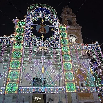 Illuminations de fête traditionnelles du Salento